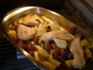 Ofen Spargel mediteran mit Puten Filet - Rezept - Bild Nr. 7