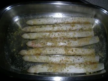 Ofen Spargel mediteran mit Puten Filet - Rezept - Bild Nr. 3