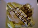 Ofen Spargel mediteran mit Puten Filet - Rezept