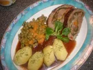 Rezept: Falscher Hase - Hackbraten - Rollbraten Falscher Hase - Hackbraten - Rollbraten - Rezept