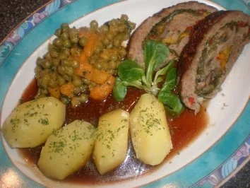 Falscher Hase - Hackbraten - Rollbraten - Rezept - Bild Nr. 14