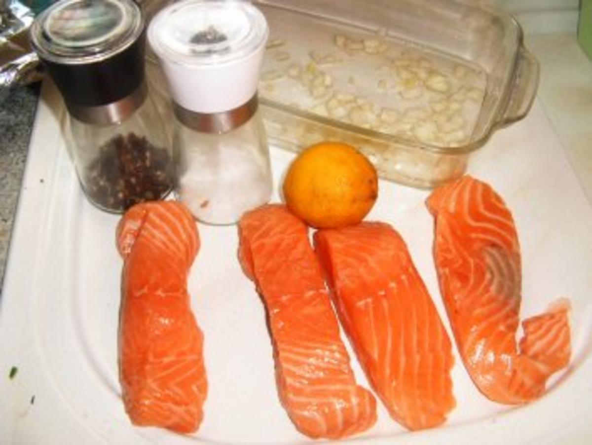 Lachs mit einen feinen Häubchen - Rezept - Bild Nr. 3