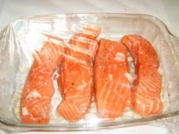 Lachs mit einen feinen Häubchen - Rezept - Bild Nr. 4