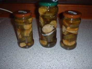 Rezept: Eingekochte Gurken Eingekochte Gurken - Rezept