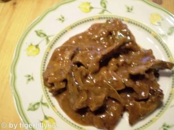 Rezept: Saure Leber Bild Nr. 3 Saure Leber - Rezept - Bild Nr. 3