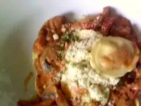 Tomaten-Ricotta-Tortellini  mit Champignons und was sonst noch so da war.... - Rezept