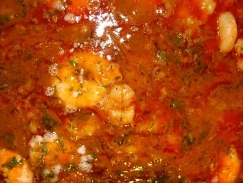 Bandnudeln in Garnelensauce - Rezept - Bild Nr. 2