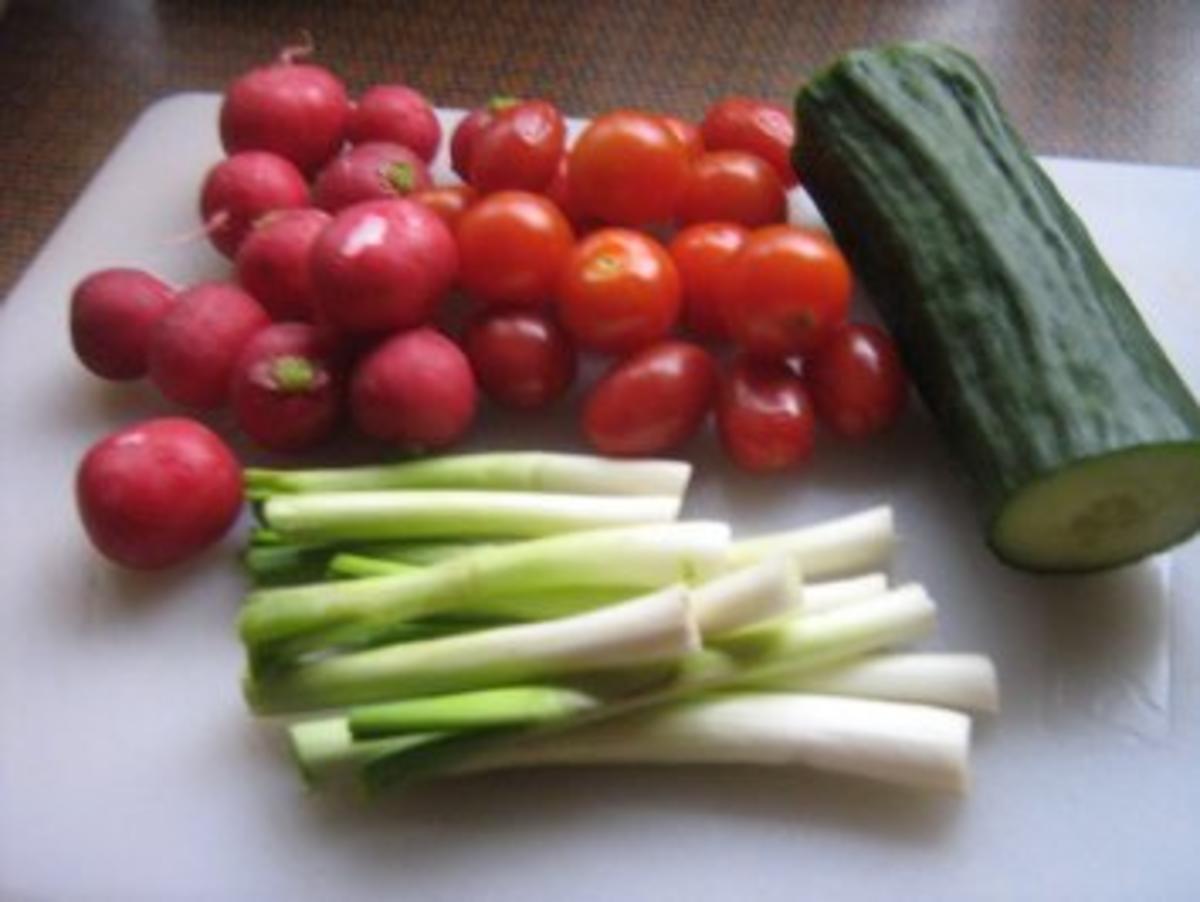 Salat rot-weiß-grün - Rezept - Bild Nr. 2