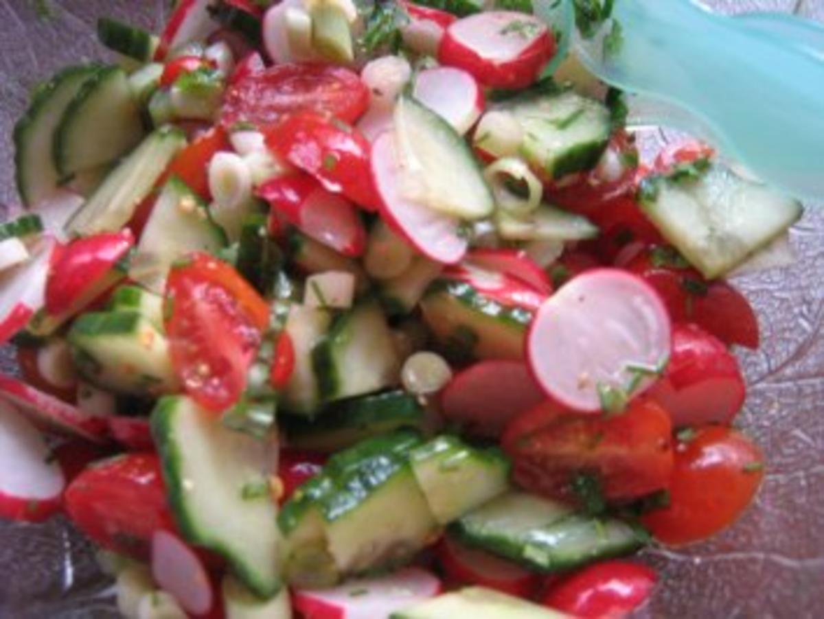 Salat rot-weiß-grün - Rezept - Bild Nr. 4