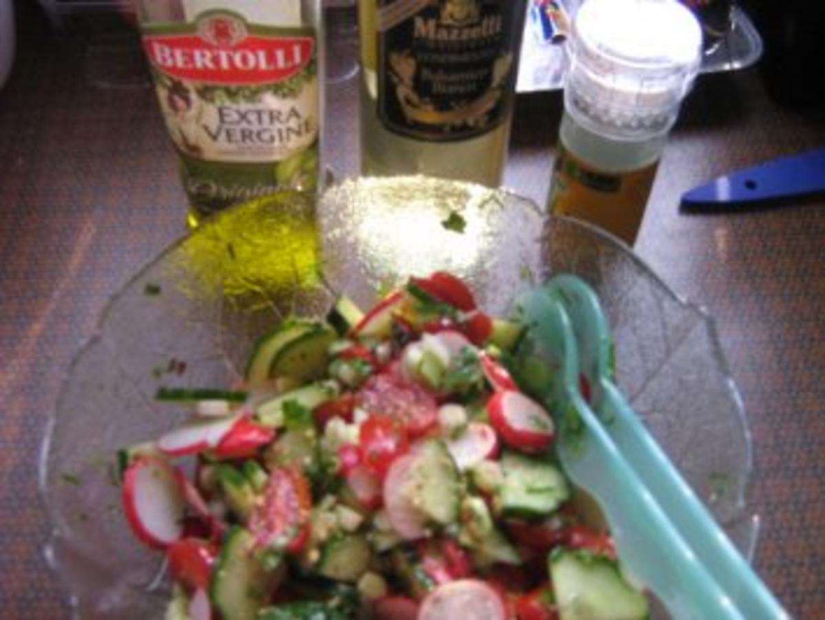 Salat rot-weiß-grün - Rezept - Bild Nr. 5