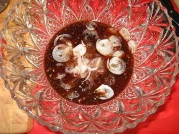 Spargelsalat  -  fruchtig mit Garnelen - Rezept - Bild Nr. 4