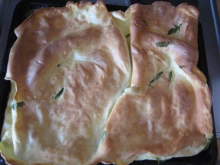 Pfannkuchen vom Blech mit Frischkäse Rucola Füllung - schnell &amp; einfach ...