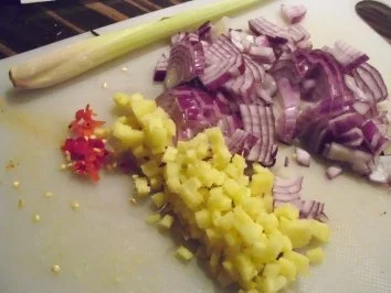 Erdnuss-Pute mit Lauchzwiebeln - Rezept - Bild Nr. 2