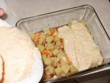 Rezept: Kuchen - Karotten-Ananas mit Manderinen umgedrehter Kuchen Bild Nr. 6 Kuchen - Karotten-Ananas mit Manderinen umgedrehter Kuchen - Rezept - Bild Nr. 6