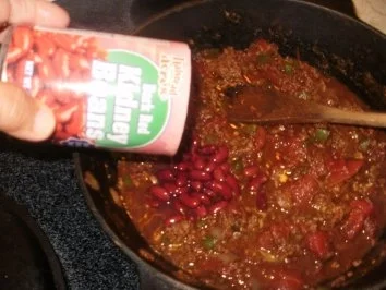 Bohnen: Chili Pfanne mit Kartoffelbrei und Kaese - Echt Amerikanisch - Rezept - Bild Nr. 5