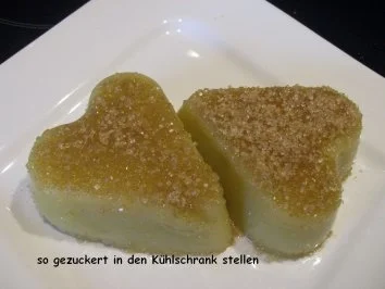 Dessert:  RHABARBER - SAHNE - PUDDING - Rezept