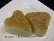 Dessert:  RHABARBER - SAHNE - PUDDING - Rezept