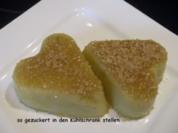 Dessert:  RHABARBER - SAHNE - PUDDING - Rezept