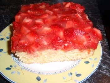 Erdbeer-Polenta-Schnitten - Rezept