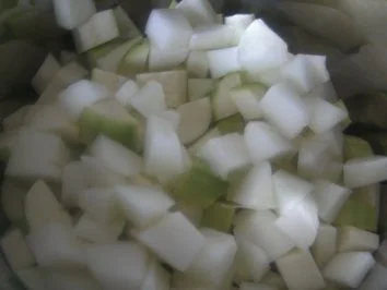 Rezept: Melonen-Zuchini-Schaum-Süppchen Bild Nr. 3 Melonen-Zuchini-Schaum-Süppchen - Rezept - Bild Nr. 3