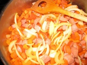 Rezept: gemüsebett für einen hecht Bild Nr. 2 gemüsebett für einen hecht - Rezept - Bild Nr. 2