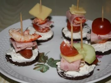 Rezept: Tapas "Türme von Deutschland" Tapas "Türme von Deutschland" - Rezept