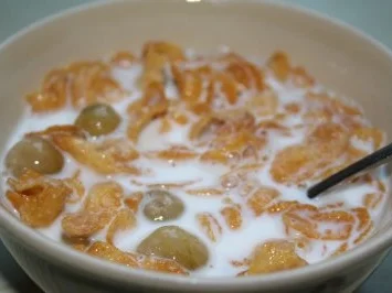 Stachelbeer-Cornflakes-Swimmingpool - Rezept