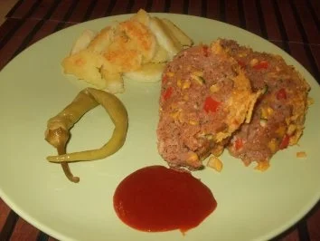 Gemüsehackbraten Mexico - Rezept - Bild Nr. 4