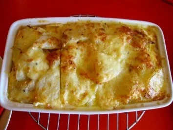 Rezept: schneller Kohlrabi-Kartoffelgratin schneller Kohlrabi-Kartoffelgratin - Rezept