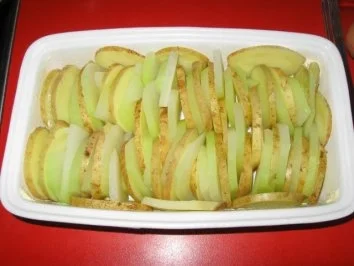 Rezept: schneller Kohlrabi-Kartoffelgratin Bild Nr. 6 schneller Kohlrabi-Kartoffelgratin - Rezept - Bild Nr. 6