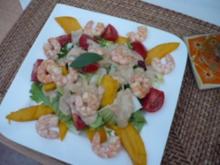 Mango-Rucola/Blattsalat-Salat mit Ingwerdressing - Rezept