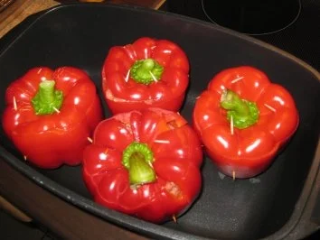 Fleisch - gefüllte Paprikaschoten - Rezept - Bild Nr. 2