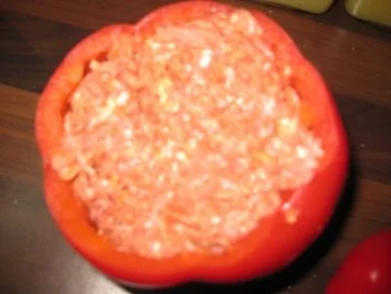 Fleisch - gefüllte Paprikaschoten - Rezept - Bild Nr. 3