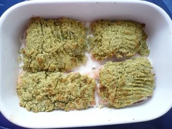 Rezept: Lachs mit Kräuter-Meerrettich - Kruste Bild Nr. 2 Lachs mit Kräuter-Meerrettich - Kruste - Rezept - Bild Nr. 2