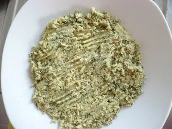 Rezept: Lachs mit Kräuter-Meerrettich - Kruste Bild Nr. 4 Lachs mit Kräuter-Meerrettich - Kruste - Rezept - Bild Nr. 4