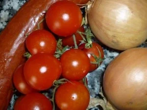 Cabanossi-Mungobohnen-Pfanne an Spaghetti - Rezept - Bild Nr. 5