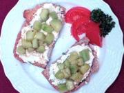 Ziegenkäse mit Crostini - Rezept