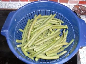 Auflauf mit grünen Bohnen, Hackfleisch und Gorgonzolasauce - Rezept - Bild Nr. 2