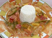 Rezept: Gemüse: Paprikagemüse mit Kokosmilch Gemüse: Paprikagemüse mit Kokosmilch - Rezept