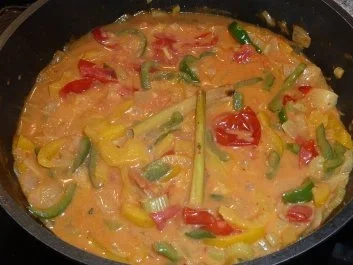 Gemüse: Paprikagemüse mit Kokosmilch - Rezept - Bild Nr. 2