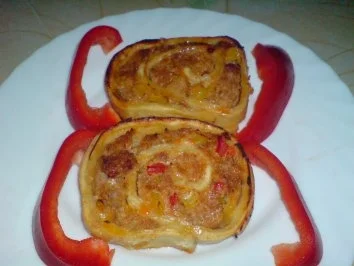 Gebackener Hackfleischstrudel - Rezept - Bild Nr. 5