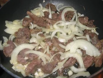 Rezept: Fleisch: Knoblauch-Zwiebel-Fleisch Bild Nr. 3 Fleisch: Knoblauch-Zwiebel-Fleisch - Rezept - Bild Nr. 3