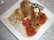 Spitzpaprika mit Fleischfüllung aus dem Ofen - Rezept