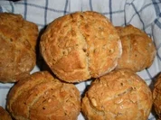 Brot/Brötchen - pikante Topfen - Kornbrötchen - Rezept