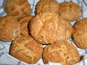 Rezept: Brot/Brötchen - pikante Topfen - Kornbrötchen Bild Nr. 2 Brot/Brötchen - pikante Topfen - Kornbrötchen - Rezept - Bild Nr. 2