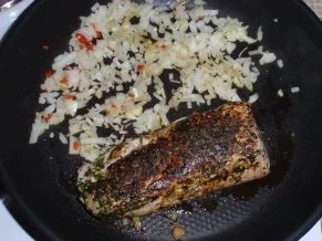 Schweinefilet auf Paprikagemüse und Maccheroninudeln - Rezept - Bild Nr. 5