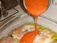 Rezept: Lachsfilet in Paprikasoße Bild Nr. 5 Lachsfilet in Paprikasoße - Rezept - Bild Nr. 5