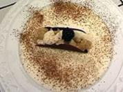 Schokoladen-Kölsch gefüllt mit Quittenmus und Zabaione - Rezept