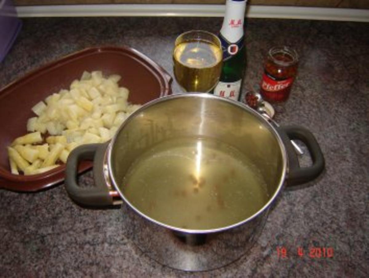 Pfannkuchen + Crepes : Pfannkuchen mit Spargel in Sekt-Sahne-Soße - Rezept - Bild Nr. 2