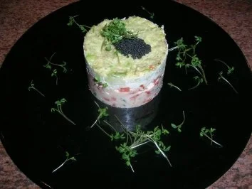 Rezept: Krebs Tatar mit Avocadohaube - eine leckere Vorspeise - Bild Nr. 6 Krebs Tatar mit Avocadohaube - eine leckere Vorspeise - - Rezept - Bild Nr. 6